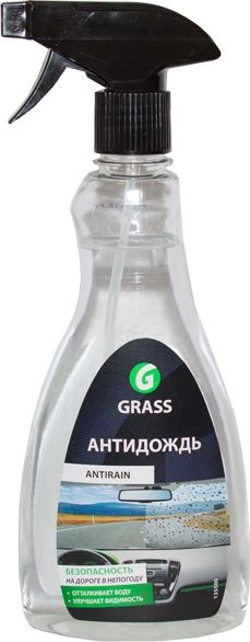 Защитное средство Grass Антидождь для стекол и зеркал, 500 мл триггер. Артикул 135500
