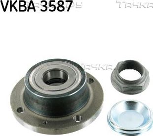 Ступица колеса с интегрированным подшипником SKF. Артикул VKBA 3587