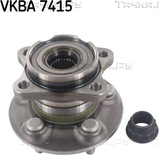 Ступица колеса с интегрированным подшипником SKF. Артикул VKBA 7415
