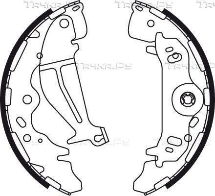 Тормозные колодки TRW задние для Hyundai H-1 II 2008-2026. Артикул GS8774