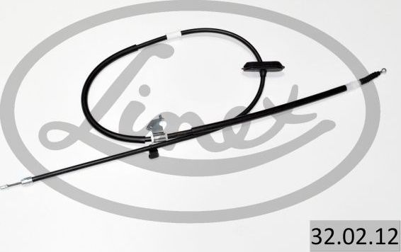 Трос ручника (тросик ручного тормоза) Linex. Артикул 32.02.12