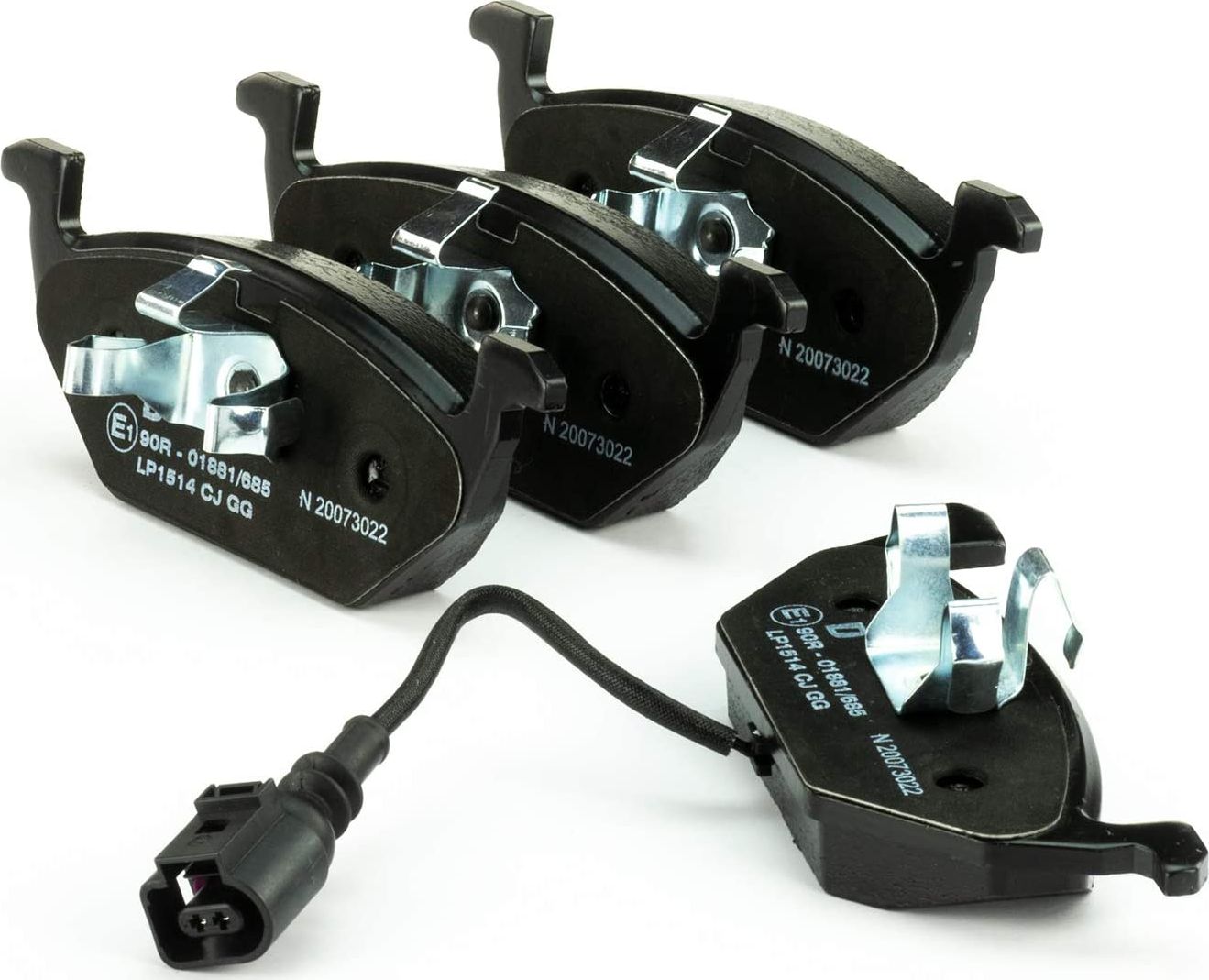 Тормозные колодки Delphi (Low-Metallic) передние для Volkswagen Jetta VI 2010-2019. Артикул LP1514