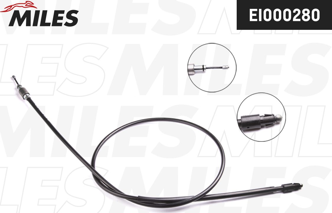 Трос ручника (тросик ручного тормоза) Miles. Артикул EI000280