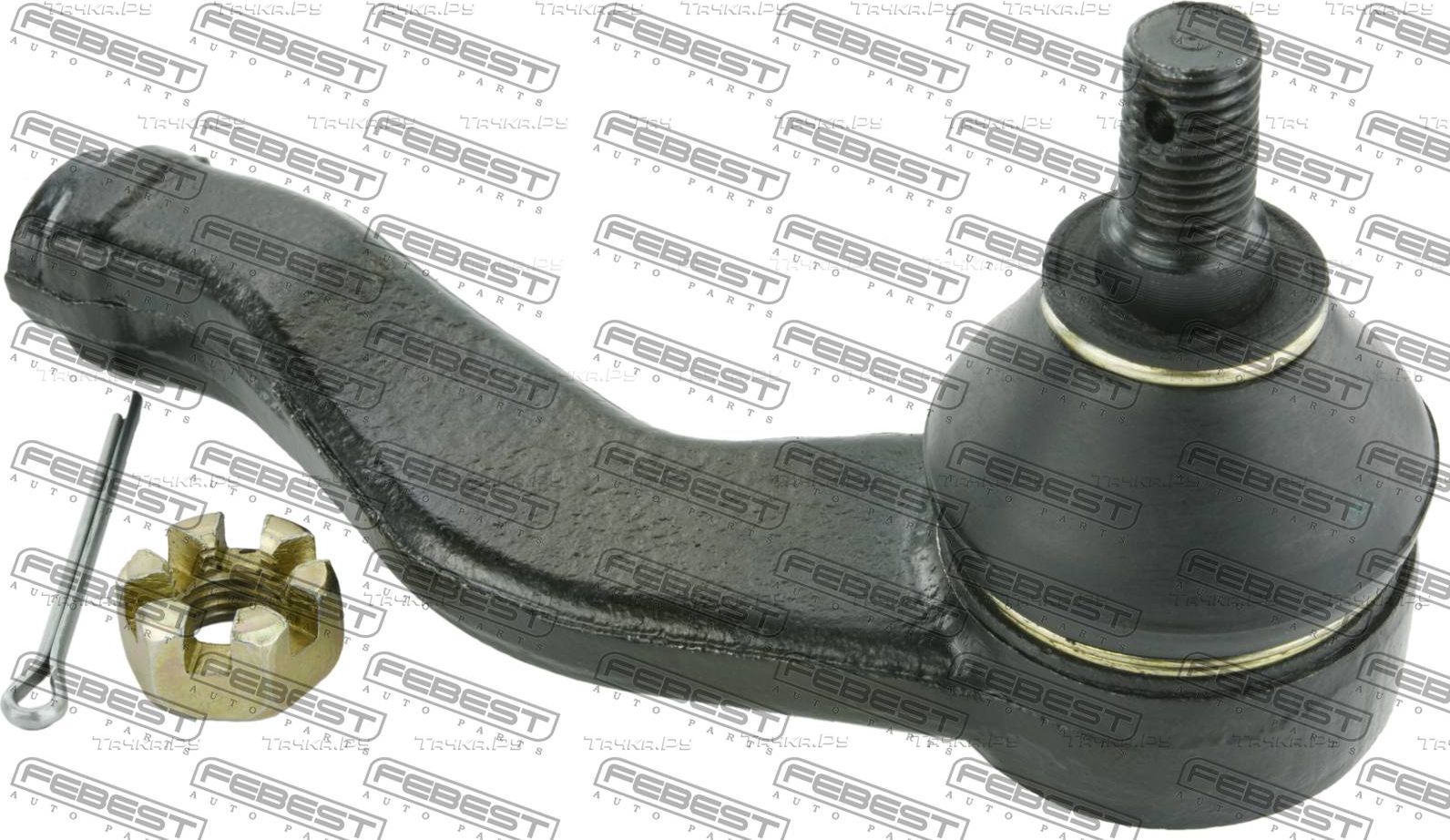 Наконечник рулевой тяги Febest правый для Toyota bB II 2006-2016. Артикул 0121-QNC20RH