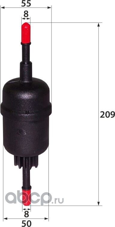 FC-017E WK511/2 (50 шт) (фильтр топливный) (RB-Exide). Артикул FC017E