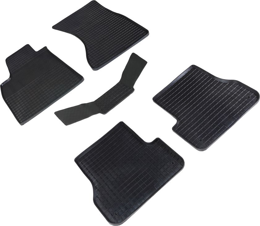 Коврики резиновые Seintex с узором сетка для салона Audi A6 C7 2011-2015. Артикул 84906
