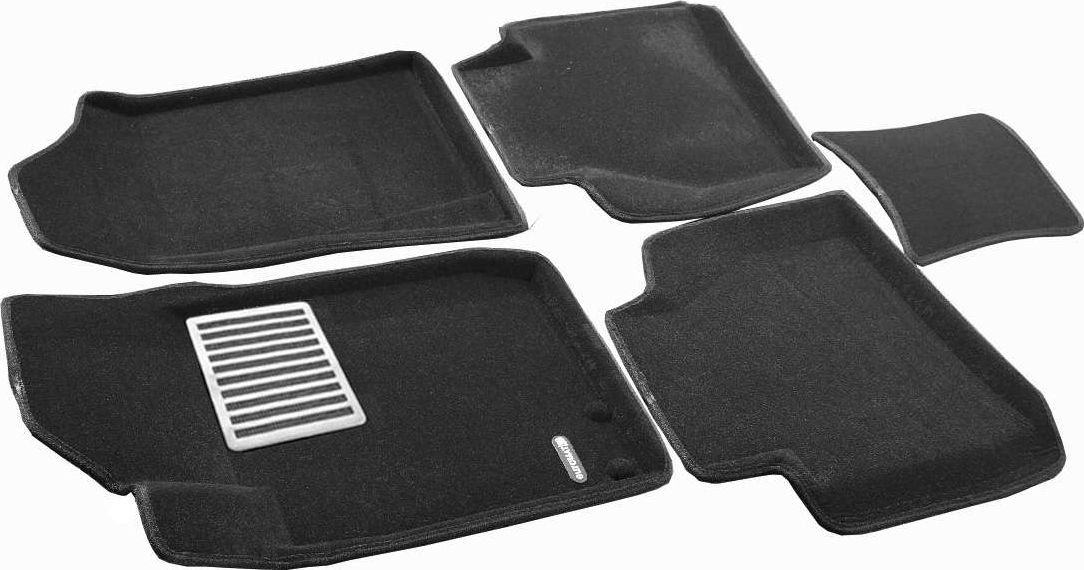 Коврики текстильные Euromat 3D Lux для салона Dongfeng Rich 6 DF6 2022-2026. Артикул EM3D-001450