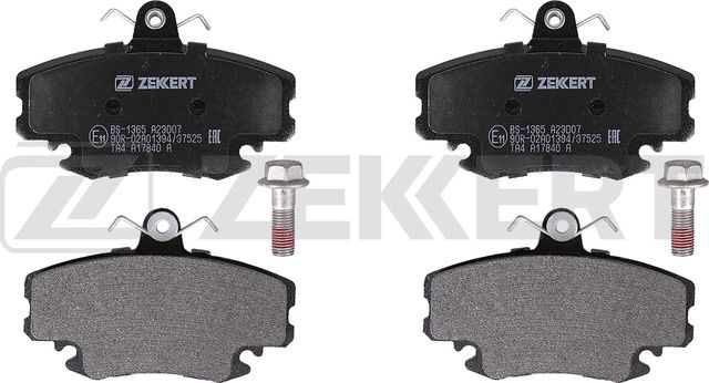 Тормозные колодки Zekkert передние/задние для Renault Twingo I 1996-2007. Артикул BS-1365