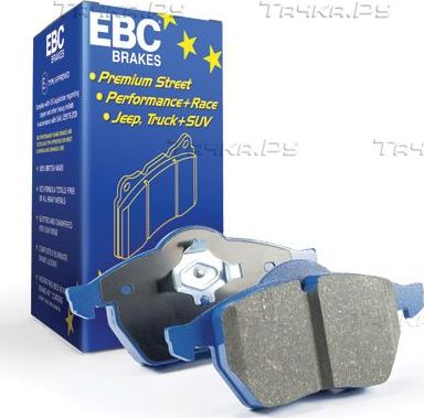 Тормозные колодки EBC Brakes Bluestuff material exhibits a 0.52μ stable frictio. Артикул DP52460NDX