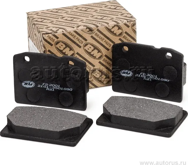 Колодки тормозные дисковые (BM). Артикул FD2001