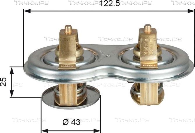 Термостат Gates. Артикул TH52180/87G1