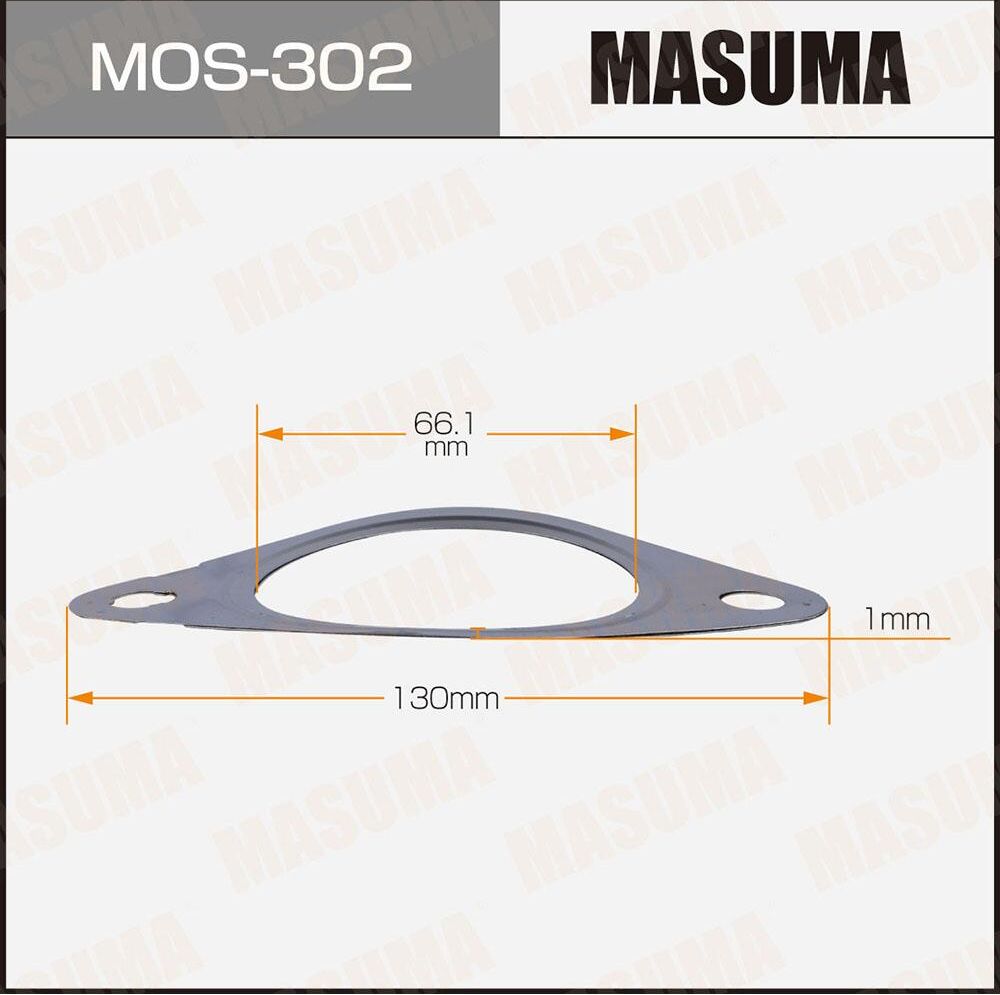 Прокладка глушителя (Masuma). Артикул MOS-302