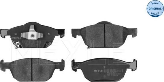 Тормозные колодки Meyle Original. Артикул 025 258 0417