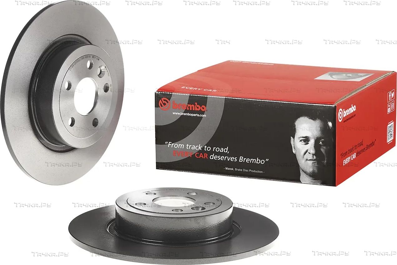 Тормозной диск Brembo UV Coated задний для Land Rover Range Rover Evoque I 2011-2019. Артикул 08.C301.11