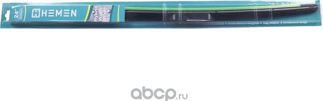 Щётка стеклоочистителя HYBRID HEMEN 600 мм (H60HYB) HEMEN H60HYB Hemen. Артикул H60HYB