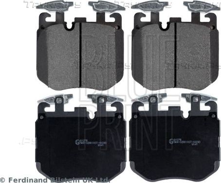 Тормозные колодки Blue Print передние для BMW X5 IV (G05) 2018-2026. Артикул ADB114248