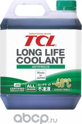 АНТИФРИЗ TCL LLC 4L 40C ЗЕЛЕНЫЙ (ЯПОНИЯ) TCL. Артикул LLC01243