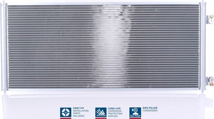 Радиатор кондиционера (конденсатор) Nissens (алюминий). Артикул 94577