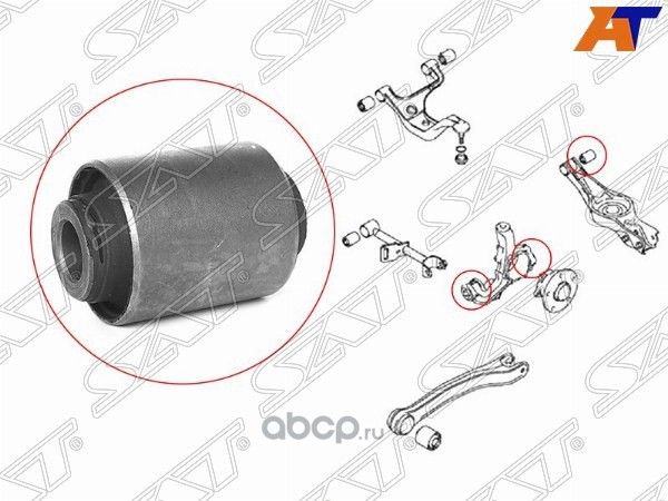 Сайлентблок заднего поперечного рычага 2 SUZUKI E (SAT). Артикул ST4612265J00