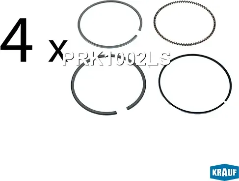 Кольца поршневые (Krauf) Krauf. Артикул PRK1002LS