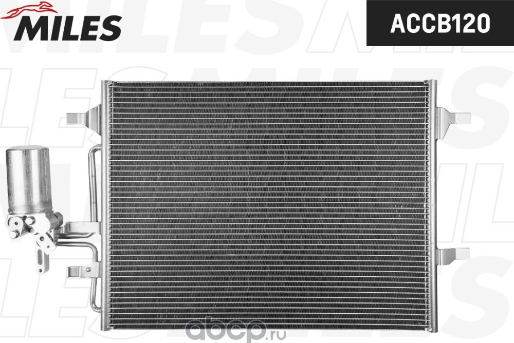 Конденсер VOLVO S60 / XC60 1.6-3.0 08- (Miles). Артикул accb120