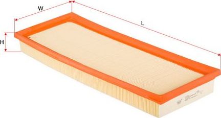 Воздушный фильтр Sakura для Ford Cougar 1998-2001. Артикул A-6821