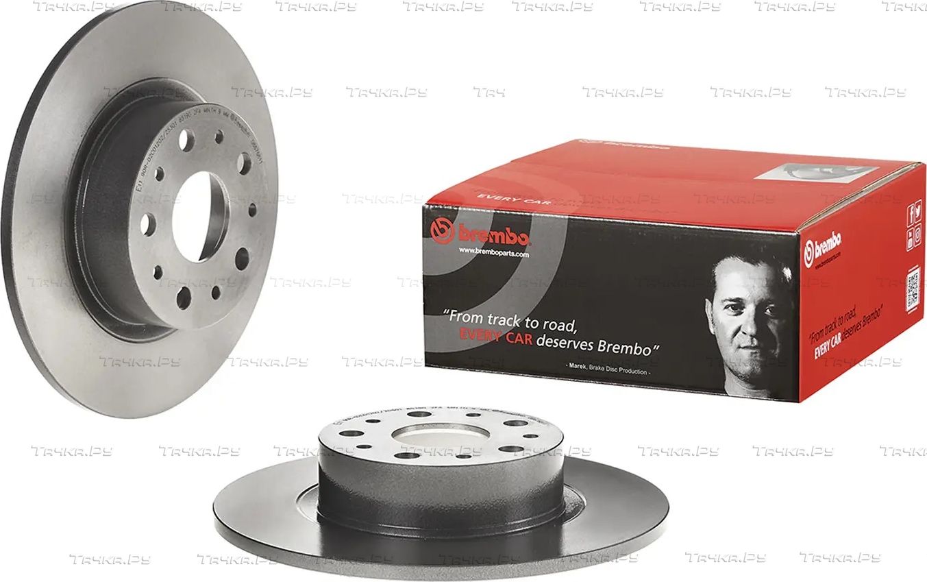 Тормозной диск Brembo UV Coated задний для Lancia Kappa 1994-2001. Артикул 08.6768.11