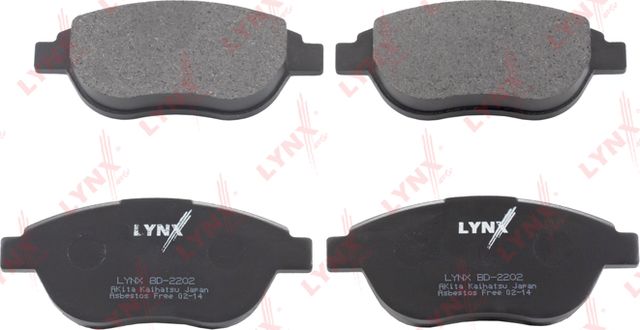 Тормозные колодки LYNXauto для Fiat Doblo I 2005-2015. Артикул BD-2202