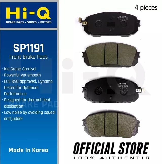 Тормозные колодки Sangsin Hi-Q. Артикул SP1191