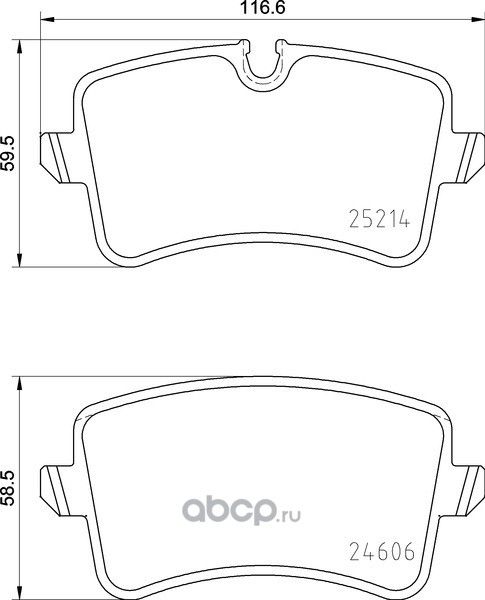 PC Pads (Textar). Артикул 2521410