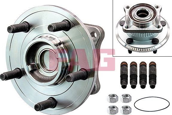 Ступичный подшипник (комплект) Fag задний для Jeep Commander XK, XH 2005-2010. Артикул 713 6704 00
