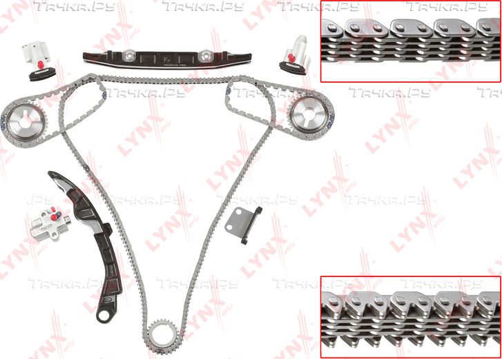 Цепь ГРМ LYNXauto для Nissan Murano Z51 2008-2013. Артикул TK-0063