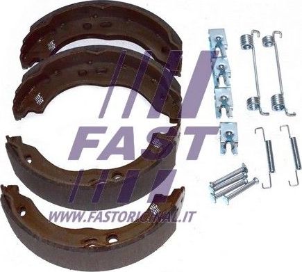 Тормозные колодки (стояночная тормозная система) Fast задние для Fiat Ducato III 2006-2026. Артикул FT30068