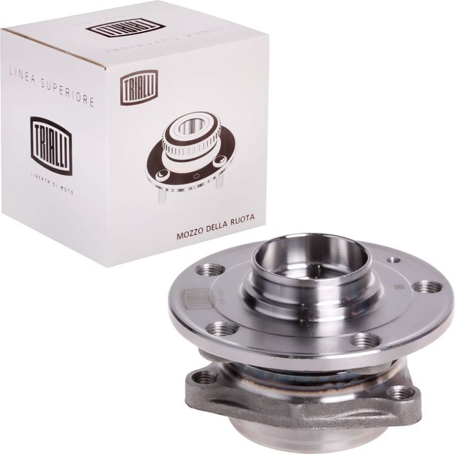Ступица колеса с интегрированным подшипником Trialli передняя для Audi Q2 I 2016-2026. Артикул MR 1836