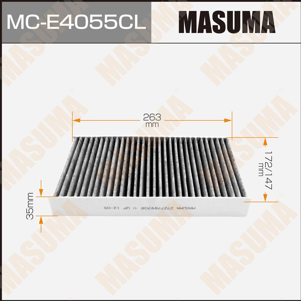 Салонный фильтр Masuma. Артикул MC-E4055CL