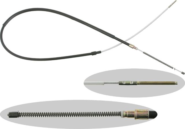 Трос ручника (тросик ручного тормоза) Febi Bilstein задний правый/левый для Volkswagen Golf II 1983-1988. Артикул 14200