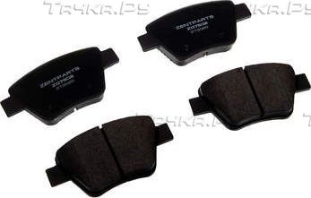Тормозные колодки Zentparts задние для Opel Commodore B 1972-1975. Артикул Z07502