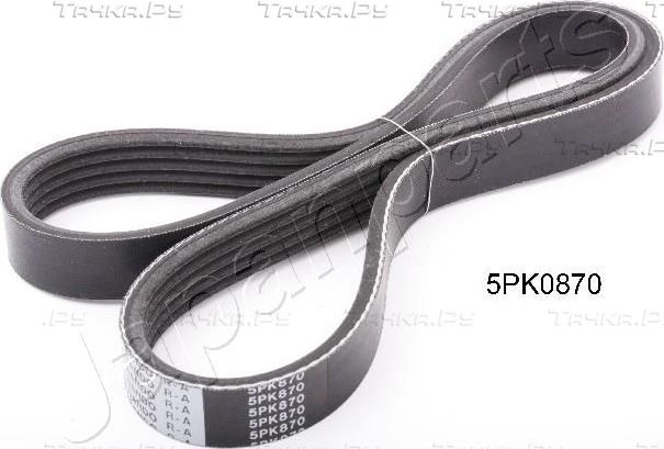 Приводной ремень поликлиновой Japanparts. Артикул DV-5PK0870