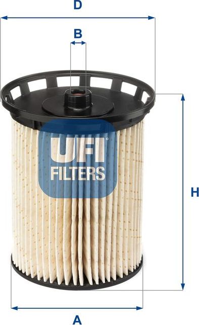 Топливный фильтр UFI. Артикул 26.129.00