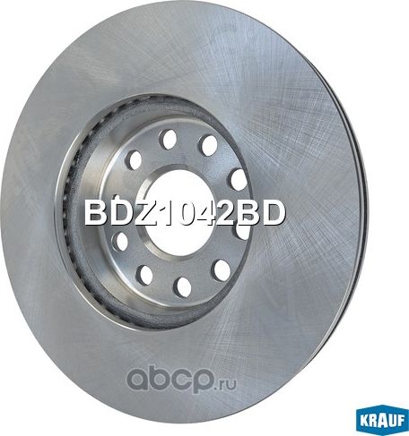 Диск тормозной передний Krauf. Артикул BDZ1042BD