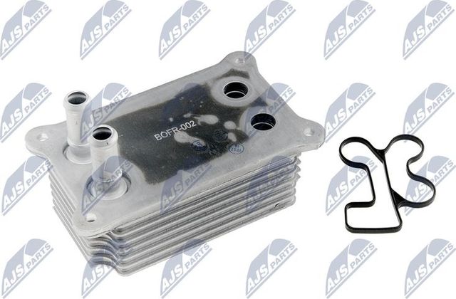 Радиатор масляный (маслоохладитель) для двигателя NTY для Ford Transit Torneo VI 2000-2006. Артикул CCL-FR-002