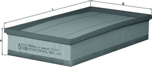 Воздушный фильтр Mahle. Артикул LX 1835