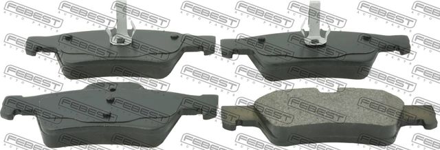 Тормозные колодки Febest задние для Mercedes-Benz CLS I (C219) 2004-2010. Артикул 1601-211R