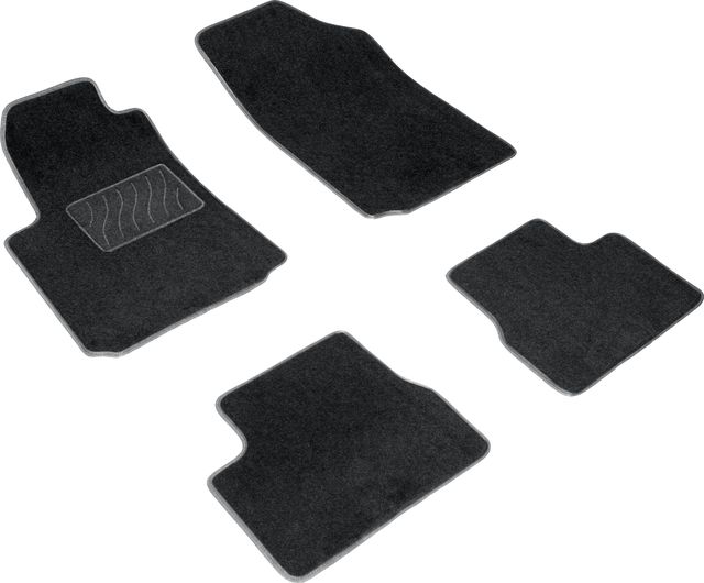 Коврики текстильные Seintex на нескользящей основе для салона Citroen С3 I 2002-2010. Артикул 82356