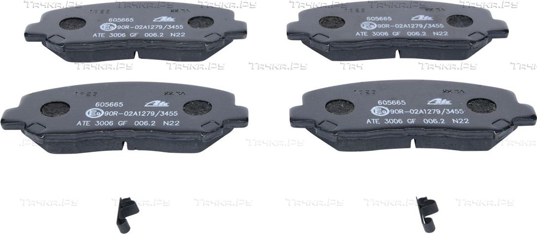 Тормозные колодки ATE передние для Mazda CX-5 I 2011-2017. Артикул 13.0460-5665.2