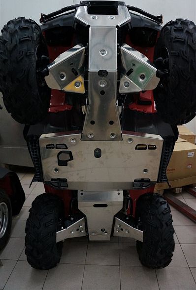 Защита АВС-Дизайн для днища, рычагов и подножек ATV Honda TRX500 FA, TRX420 FA 2016-2026. Артикул 50.07ABC