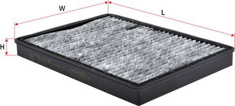 Салонный фильтр Sakura. Артикул CAC-65180