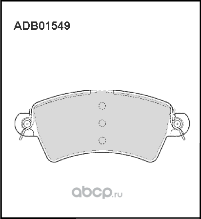 Колодки тормозные (Allied Nippon) Allied Nippon. Артикул ADB01549