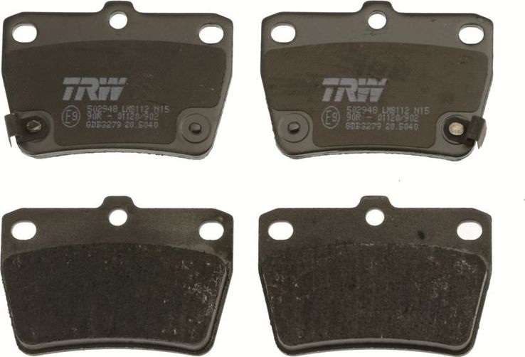 Тормозные колодки TRW COTEC. Артикул GDB3279