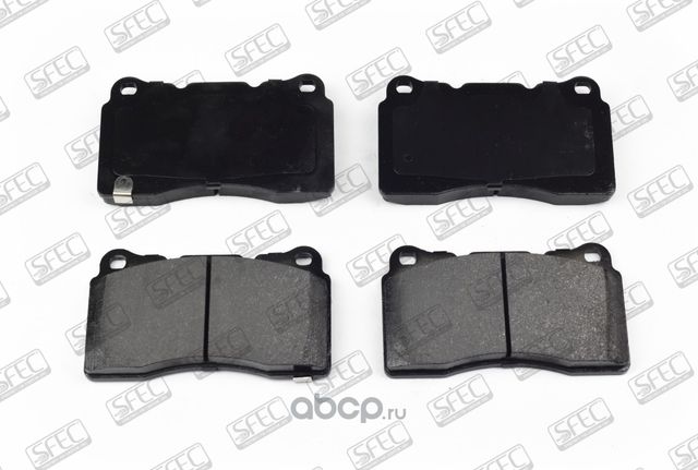 Тормозные дисковые колодки передние (Autosfec). Артикул BP011858